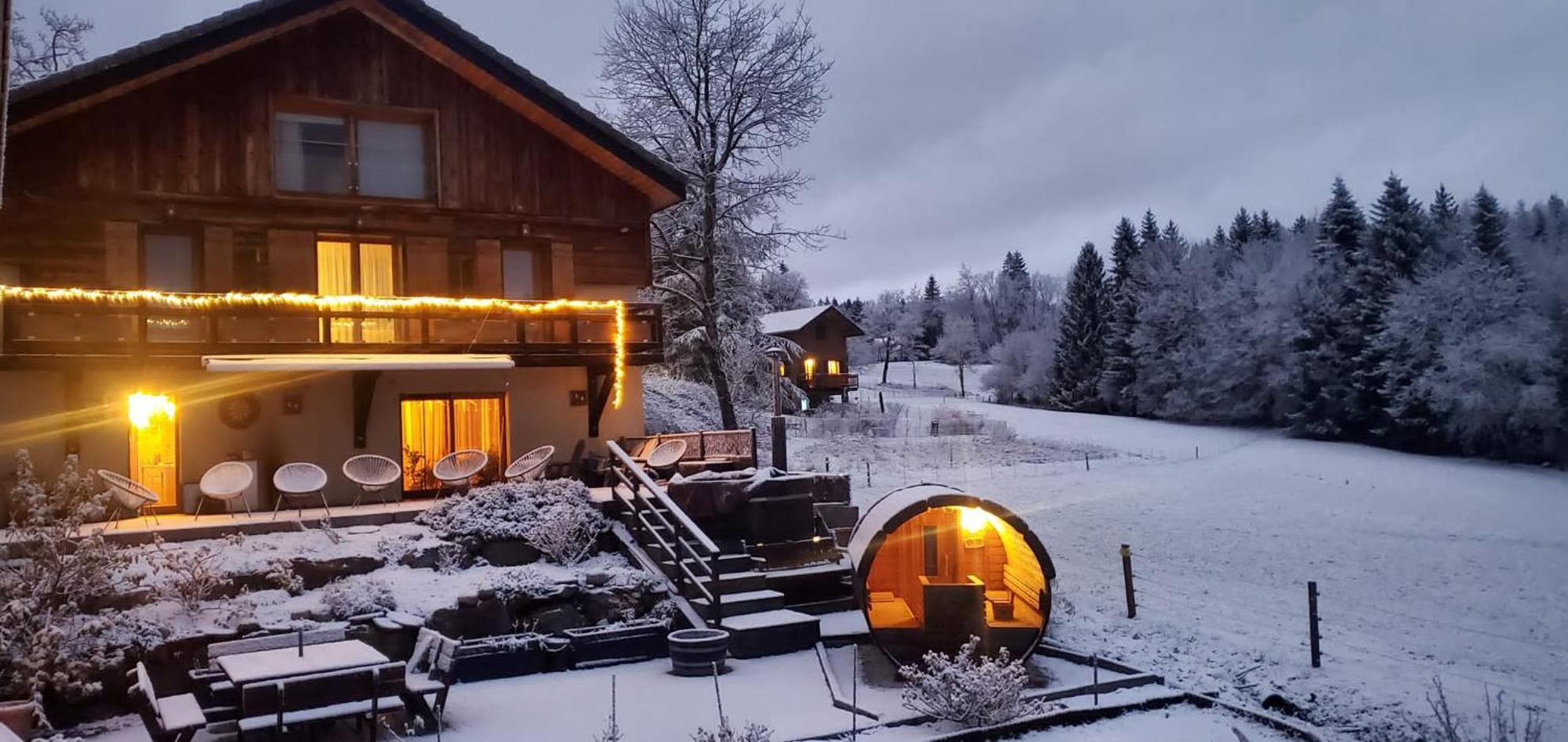 Les Chalets De Ludran Viuz-en-Sallaz Ngoại thất bức ảnh